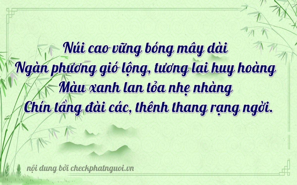 Bài thơ ý nghĩa cho <b>biển số 36A-60339</b> tại website checkphatnguoi.vn