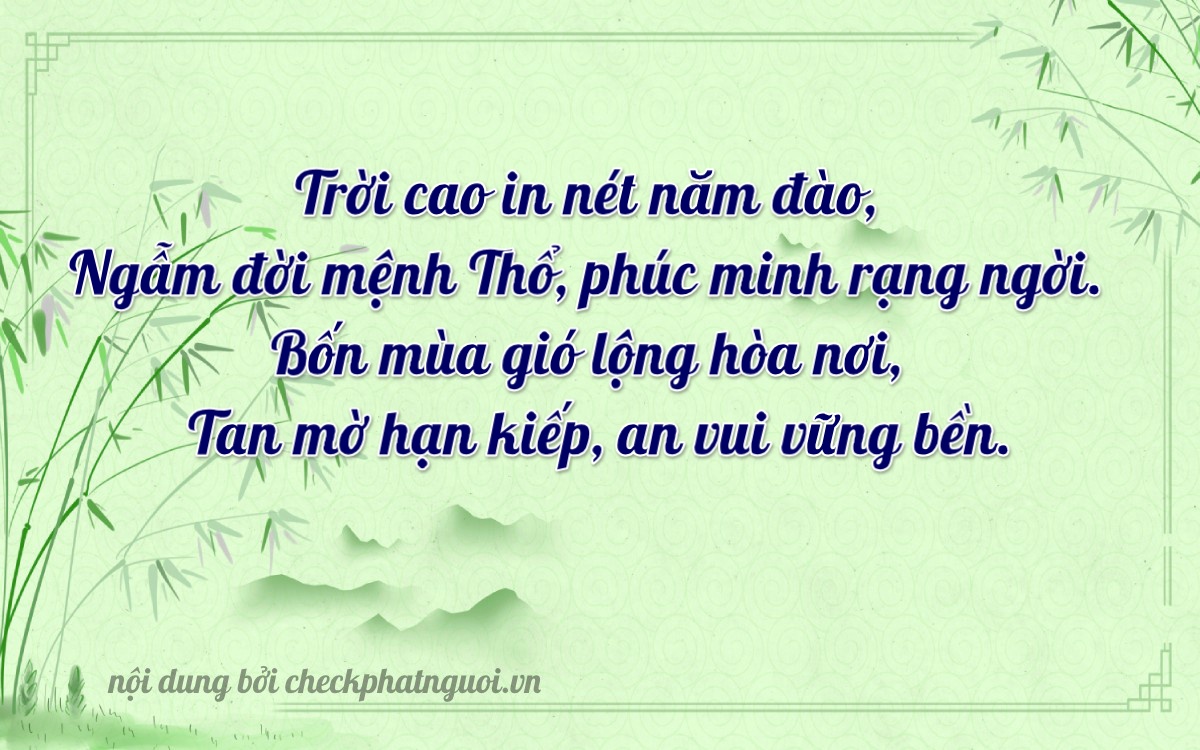 Bài thơ ý nghĩa cho <b>biển số 36A-63478</b> tại website checkphatnguoi.vn