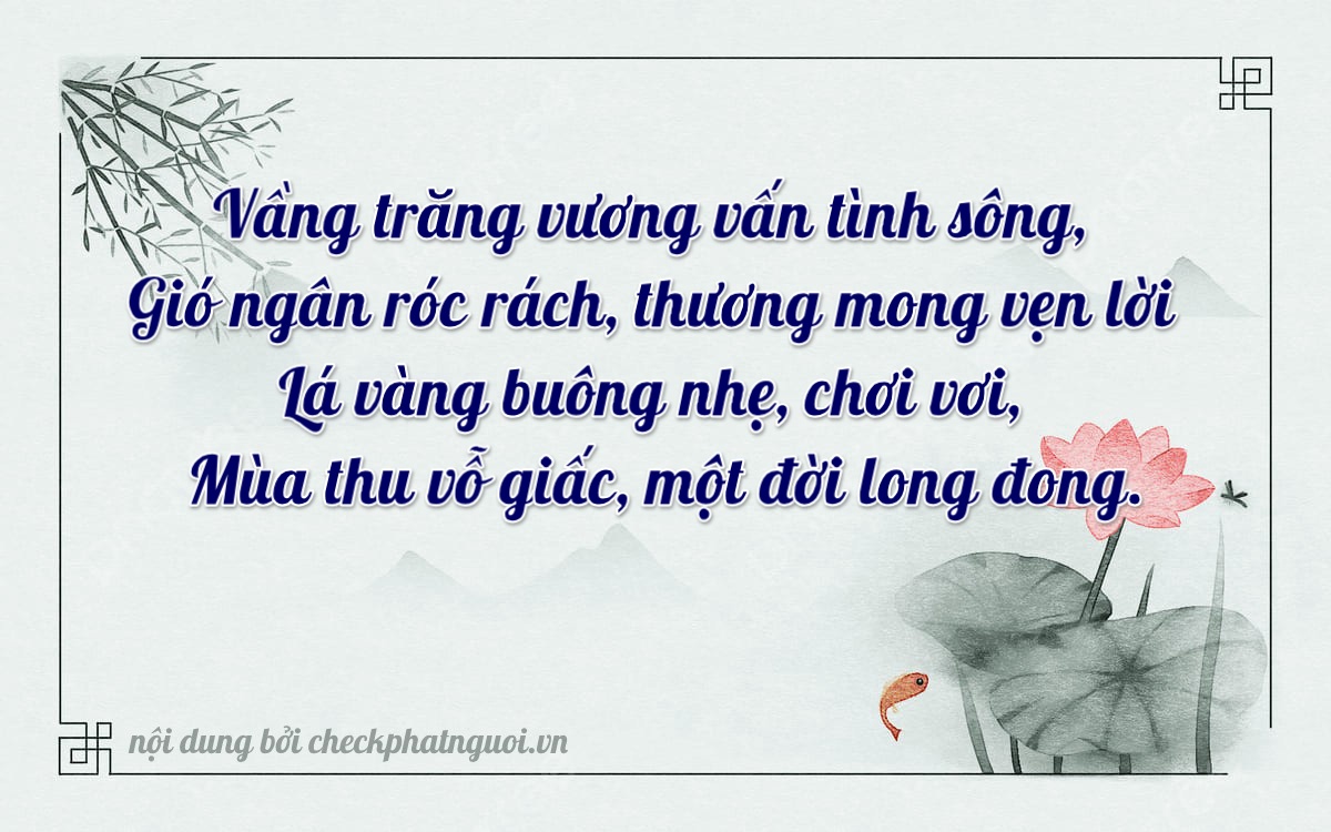 Bài thơ ý nghĩa cho <b>biển số 36A-64757</b> tại website checkphatnguoi.vn
