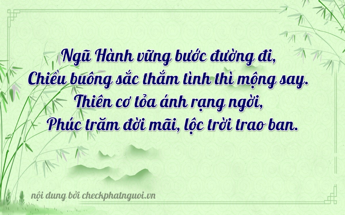 Bài thơ ý nghĩa cho <b>biển số 36A-65208</b> tại website checkphatnguoi.vn