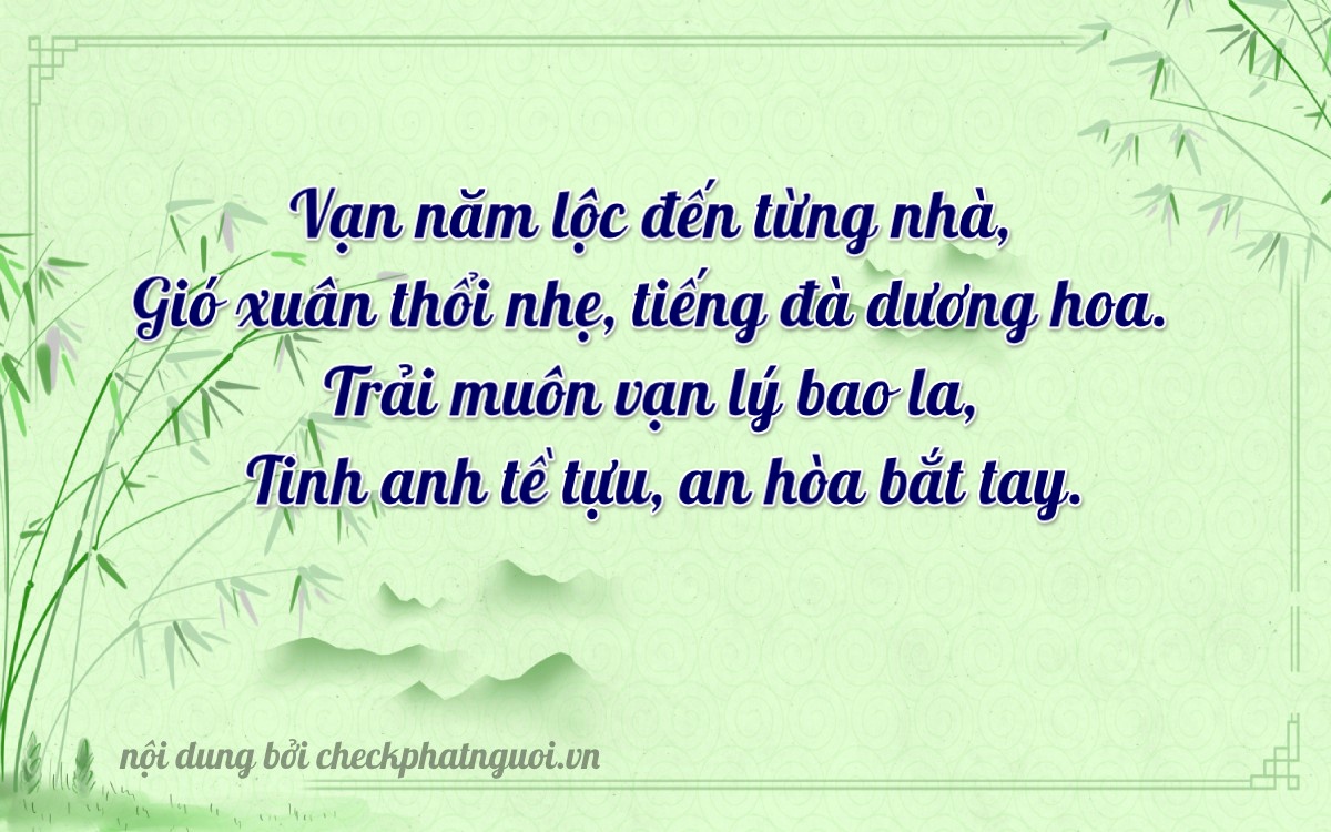Bài thơ ý nghĩa cho <b>biển số 36A-66713</b> tại website checkphatnguoi.vn
