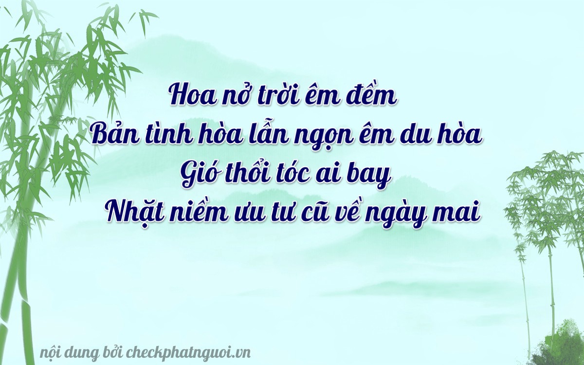 Bài thơ ý nghĩa cho <b>biển số 36A-67404</b> tại website checkphatnguoi.vn