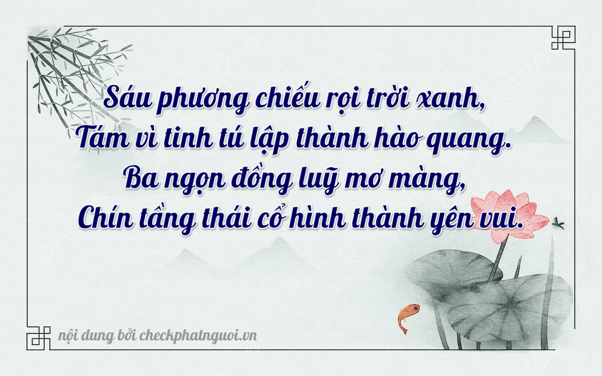 Bài thơ ý nghĩa cho <b>biển số 36A-68396</b> tại website checkphatnguoi.vn