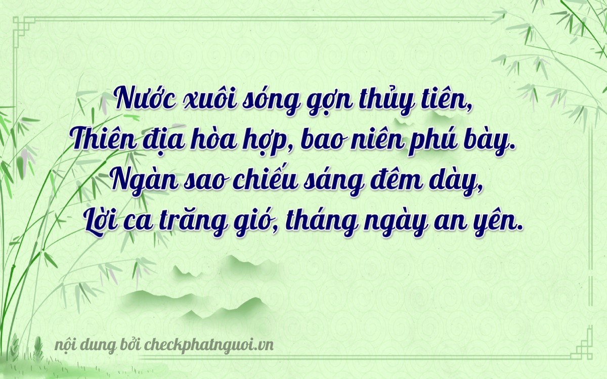 Bài thơ ý nghĩa cho <b>biển số 36A-69361</b> tại website checkphatnguoi.vn