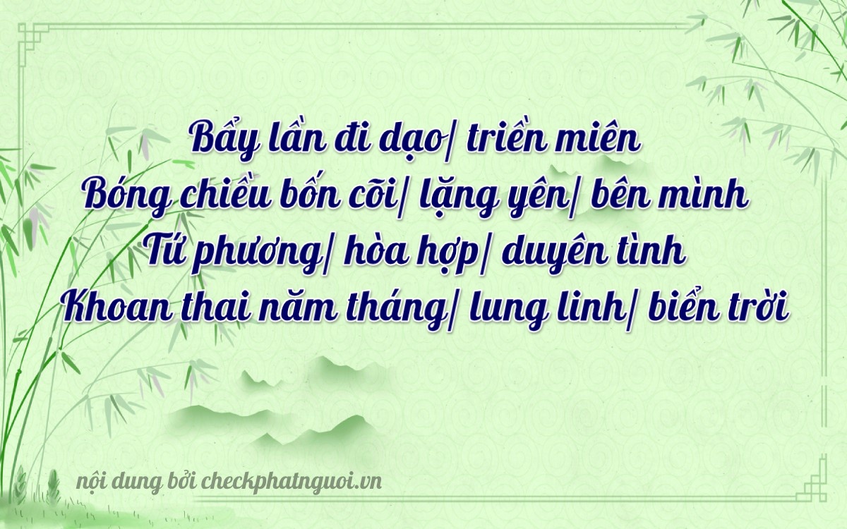 Bài thơ ý nghĩa cho <b>biển số 36A-74455</b> tại website checkphatnguoi.vn