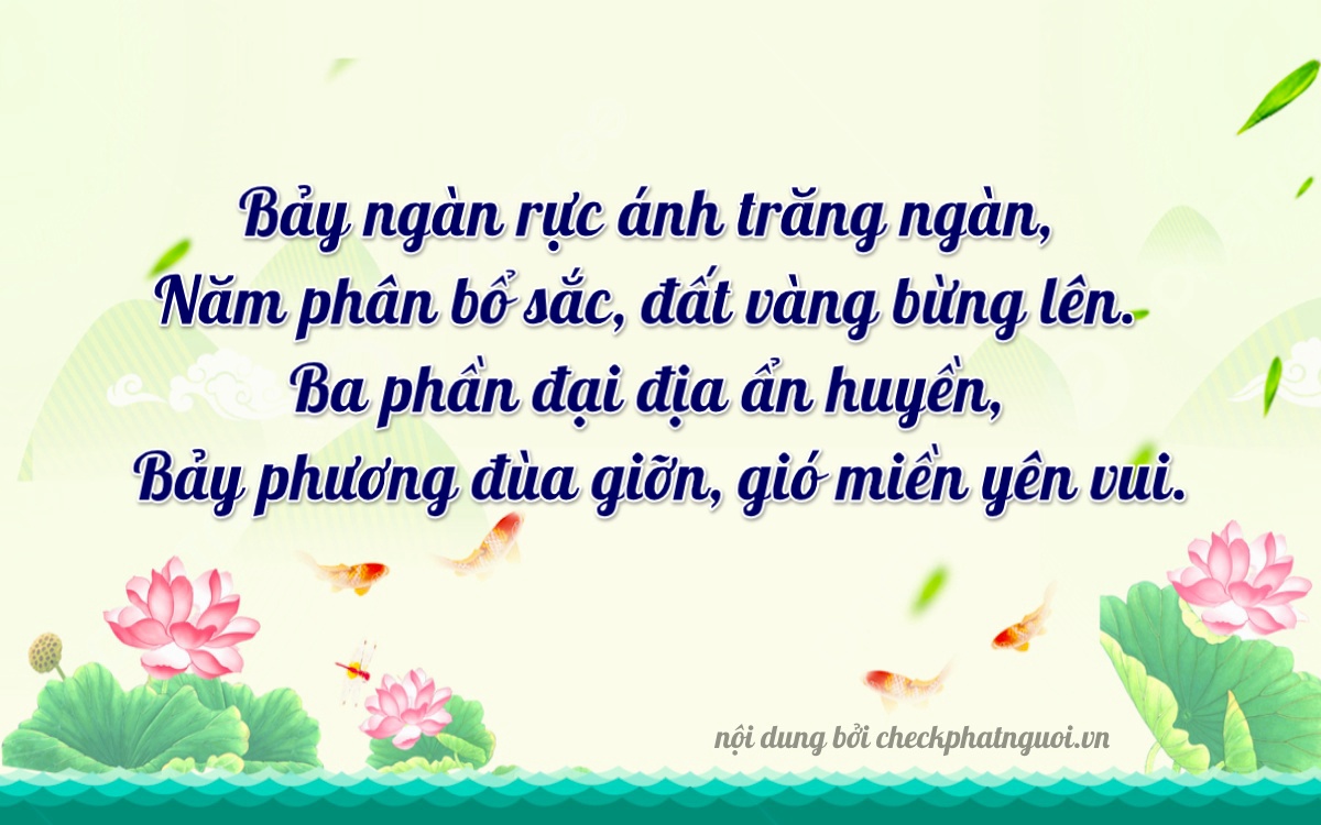 Bài thơ ý nghĩa cho <b>biển số 36A-75370</b> tại website checkphatnguoi.vn
