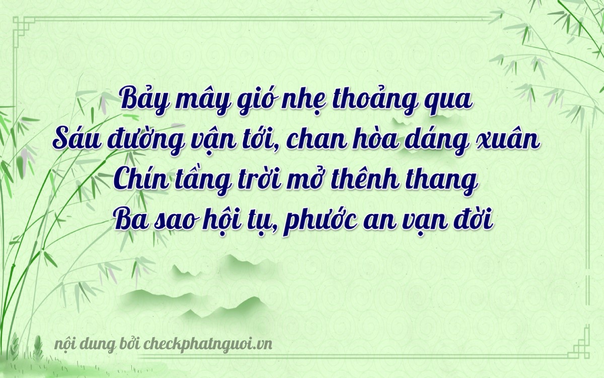 Bài thơ ý nghĩa cho <b>biển số 36A-76932</b> tại website checkphatnguoi.vn
