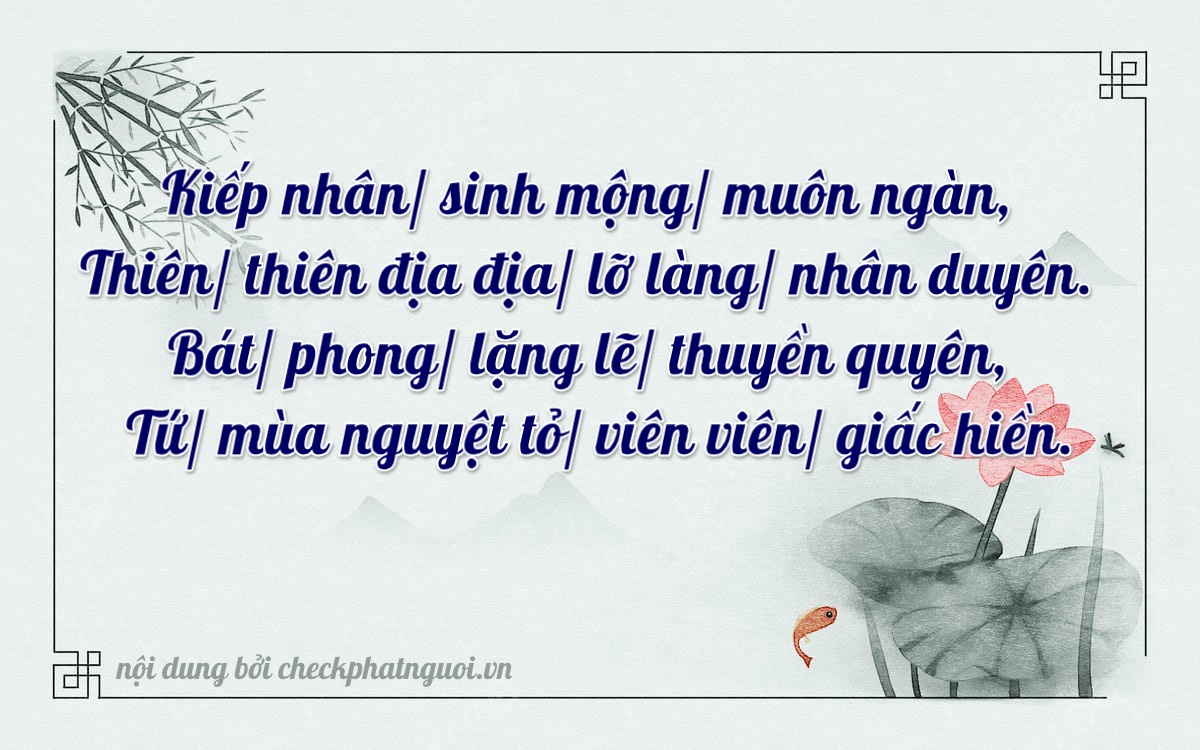 Bài thơ ý nghĩa cho <b>biển số 36A-82124</b> tại website checkphatnguoi.vn