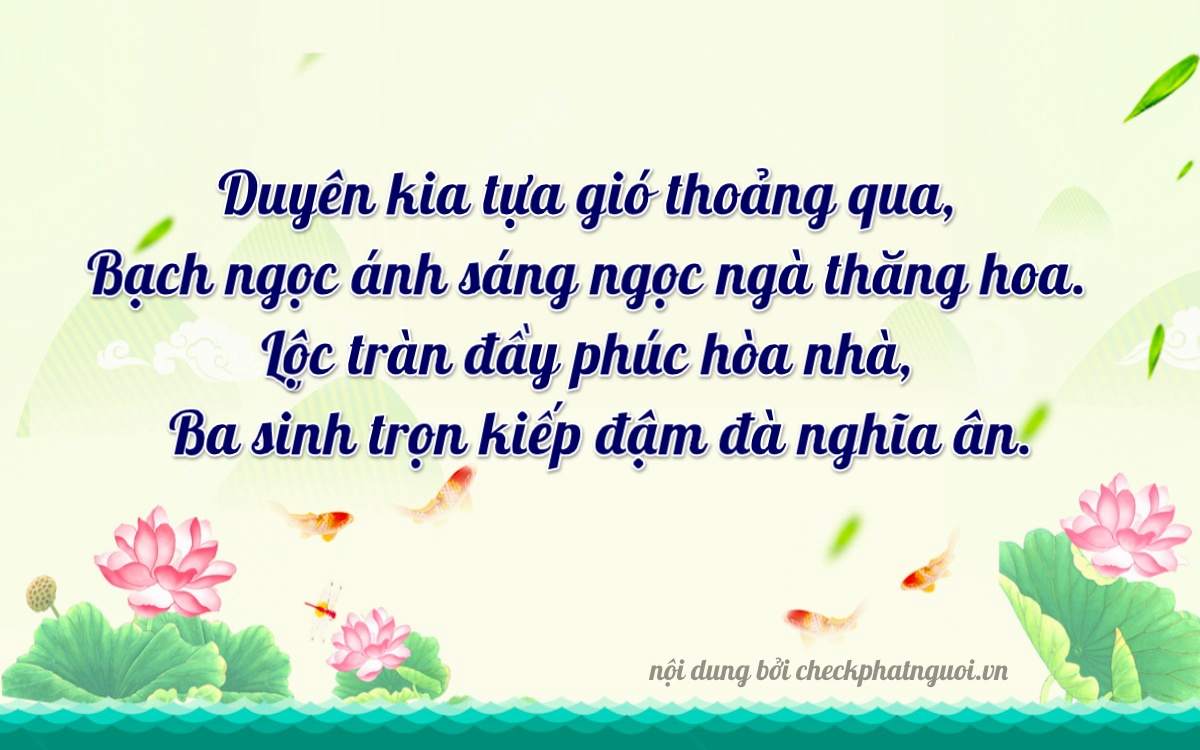 Bài thơ ý nghĩa cho <b>biển số 36A-84634</b> tại website checkphatnguoi.vn