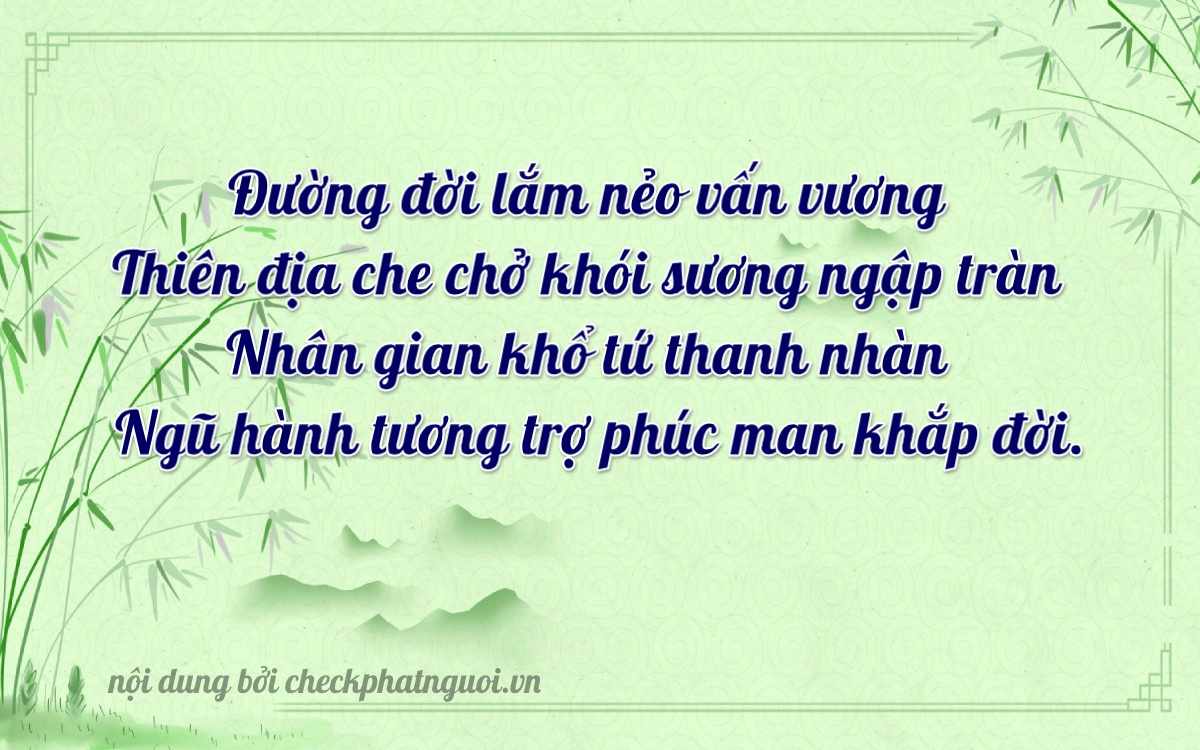 Bài thơ ý nghĩa cho <b>biển số 36A-85662</b> tại website checkphatnguoi.vn