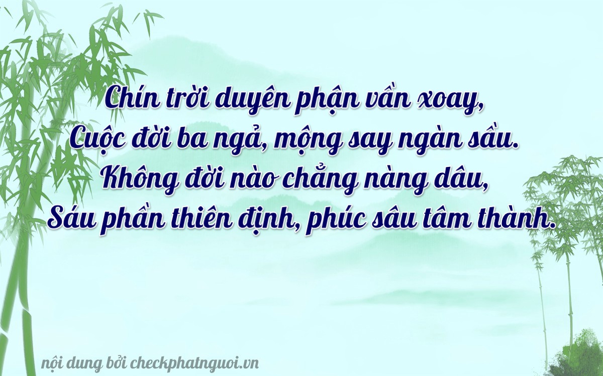 Bài thơ ý nghĩa cho <b>biển số 36A-90364</b> tại website checkphatnguoi.vn
