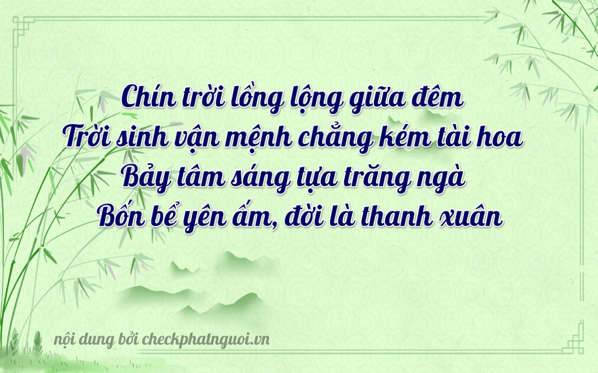 Bài thơ ý nghĩa cho <b>biển số 36A-91794</b> tại website checkphatnguoi.vn