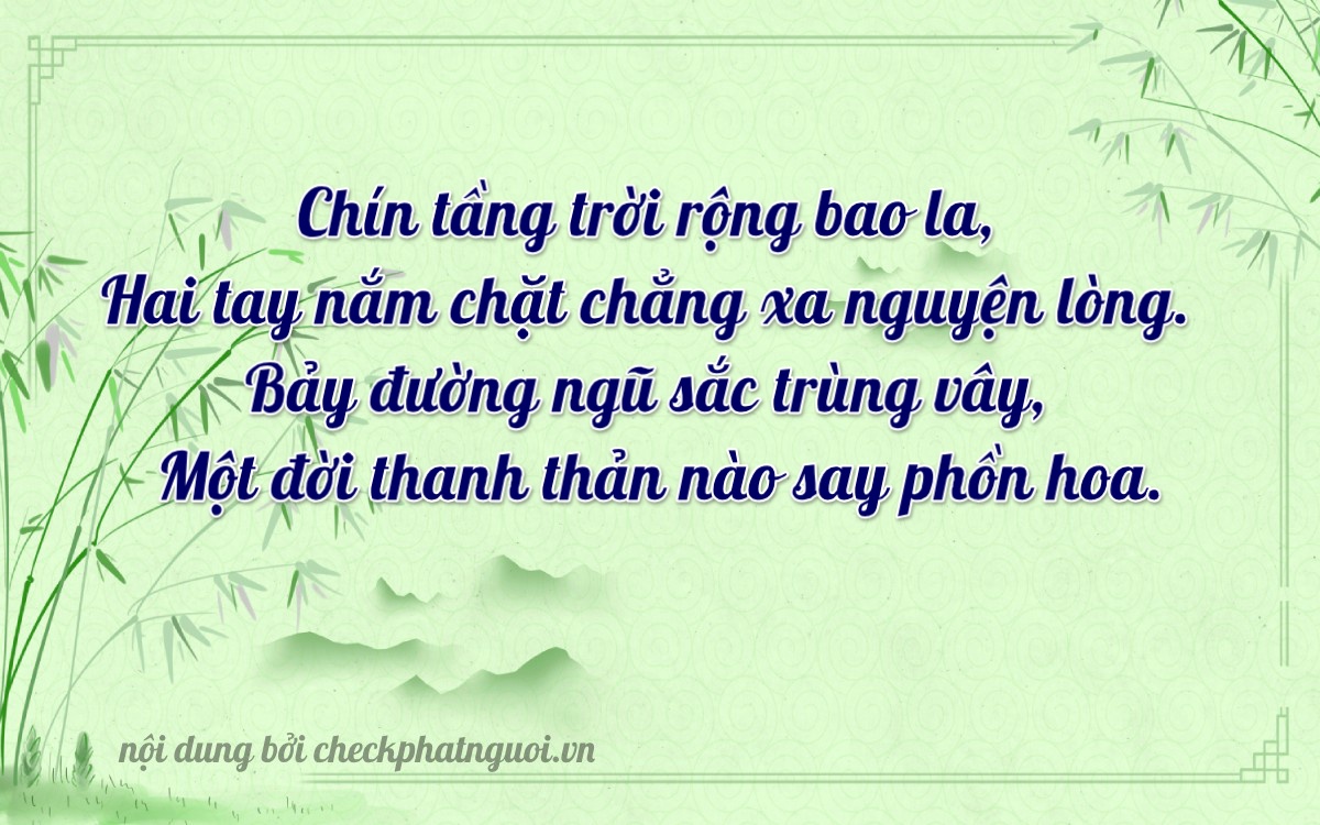 Bài thơ ý nghĩa cho <b>biển số 36A-92715</b> tại website checkphatnguoi.vn
