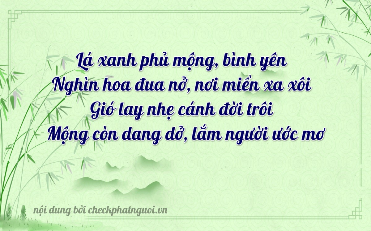 Bài thơ ý nghĩa cho <b>biển số 36A-93000</b> tại website checkphatnguoi.vn