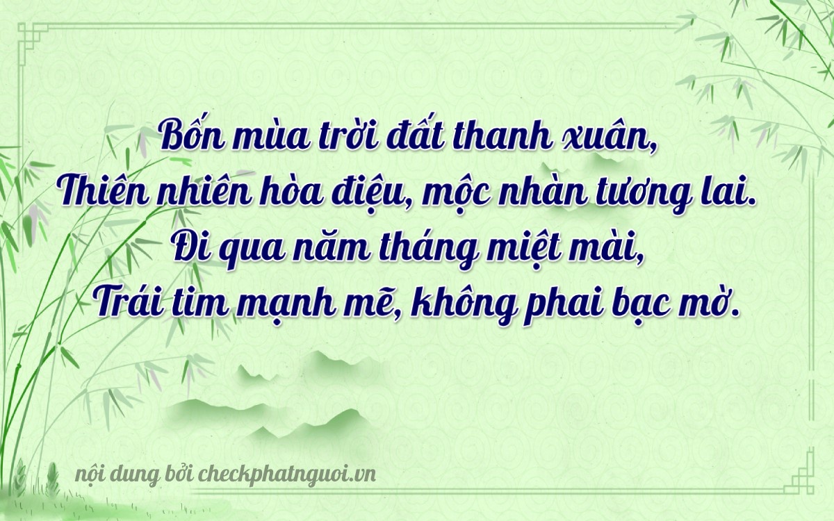 Bài thơ ý nghĩa cho <b>biển số 36A-94013</b> tại website checkphatnguoi.vn