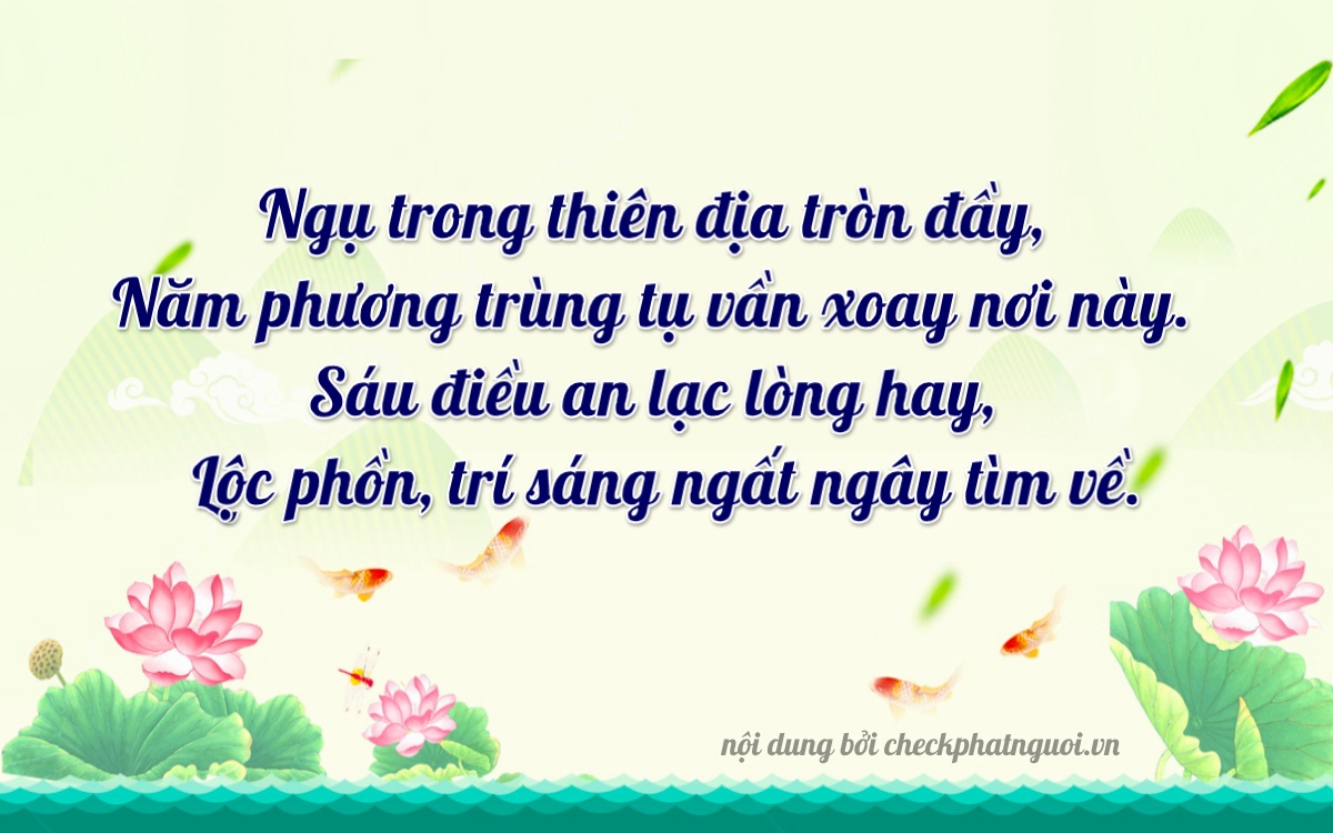Bài thơ ý nghĩa cho <b>biển số 36A-94969</b> tại website checkphatnguoi.vn