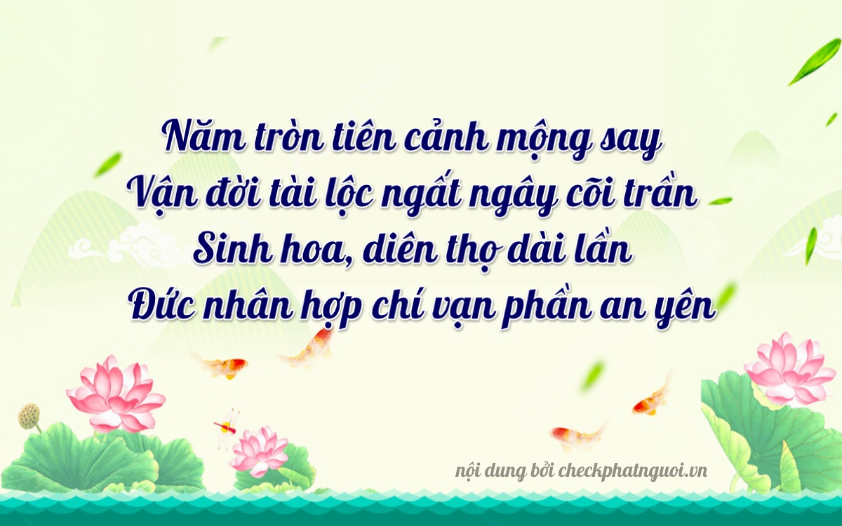 Bài thơ ý nghĩa cho <b>biển số 36A-95151</b> tại website checkphatnguoi.vn