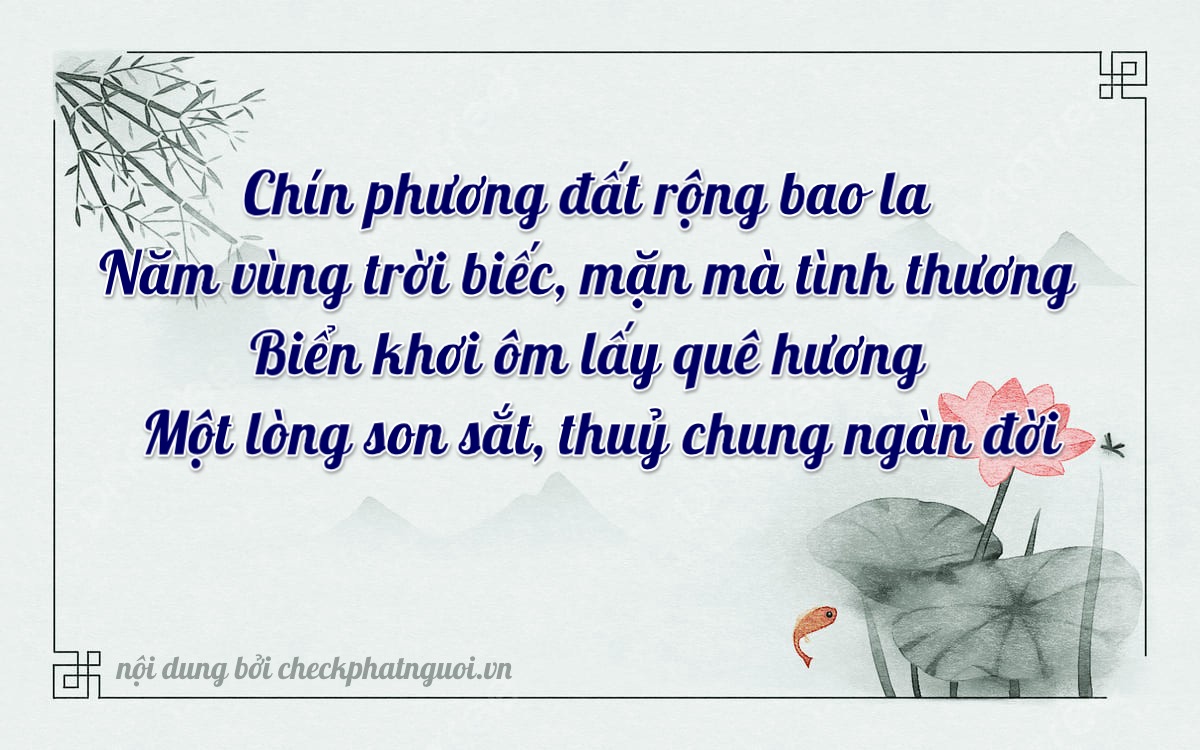 Bài thơ ý nghĩa cho <b>biển số 36A-95931</b> tại website checkphatnguoi.vn