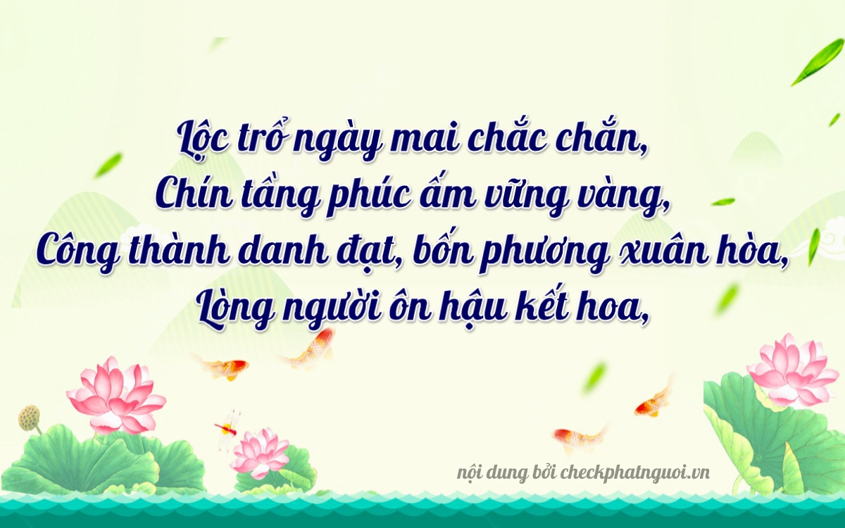 Bài thơ ý nghĩa cho <b>biển số 36A-98009</b> tại website checkphatnguoi.vn