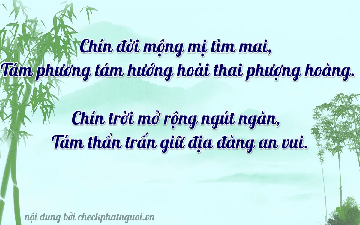 Bài thơ ý nghĩa cho <b>biển số 36A-98918</b> tại website checkphatnguoi.vn