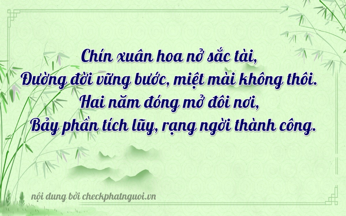 Bài thơ ý nghĩa cho <b>biển số 36A-99267</b> tại website checkphatnguoi.vn