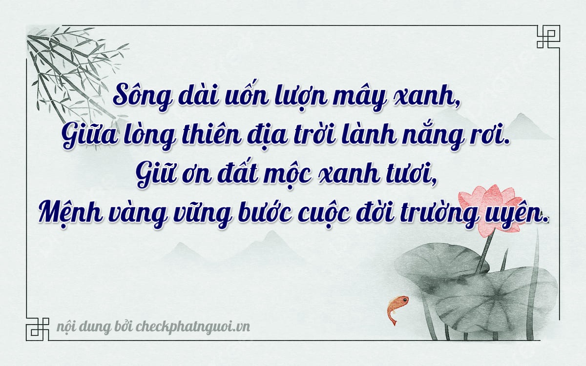 Bài thơ ý nghĩa cho <b>biển số 36AB-01267</b> tại website checkphatnguoi.vn