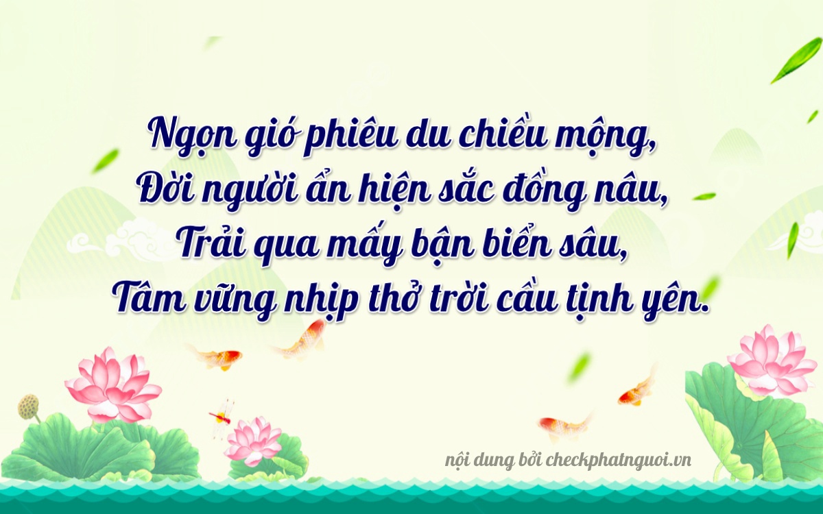 Bài thơ ý nghĩa cho <b>biển số 36AB-21764</b> tại website checkphatnguoi.vn