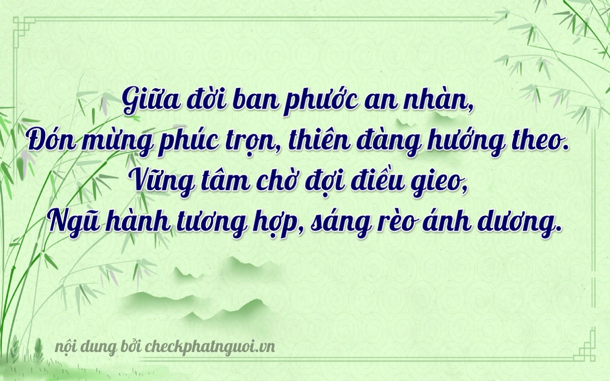 Bài thơ ý nghĩa cho <b>biển số 36AB-32525</b> tại website checkphatnguoi.vn