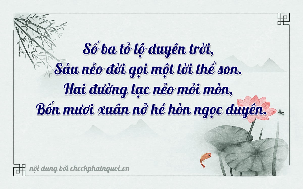 Bài thơ ý nghĩa cho <b>biển số 36AB-32634</b> tại website checkphatnguoi.vn
