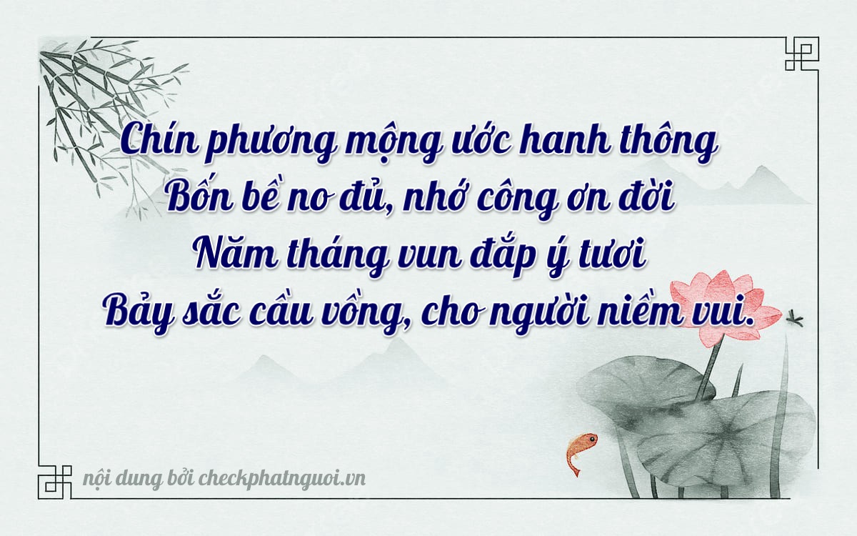 Bài thơ ý nghĩa cho <b>biển số 36AB-94577</b> tại website checkphatnguoi.vn