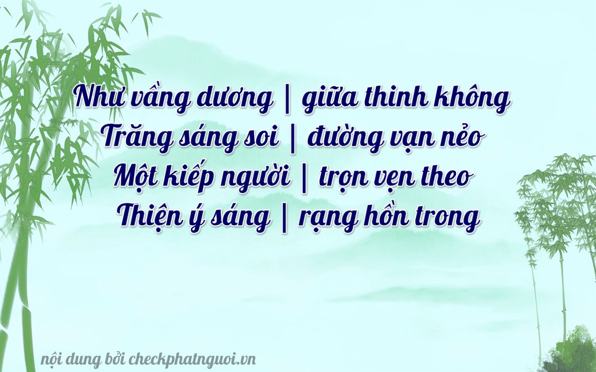 Bài thơ ý nghĩa cho <b>biển số 36AC-60611</b> tại website checkphatnguoi.vn