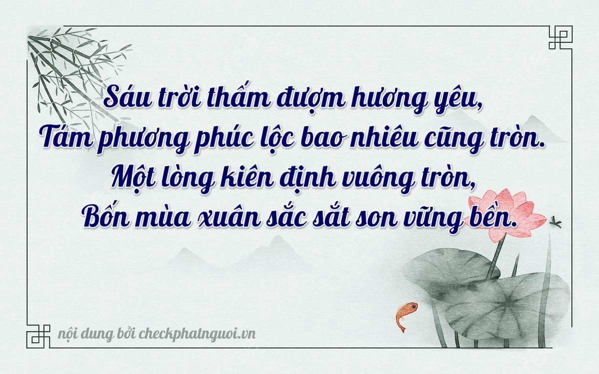Bài thơ ý nghĩa cho <b>biển số 36AC-68148</b> tại website checkphatnguoi.vn