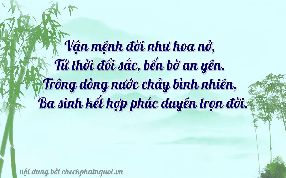 Bài thơ ý nghĩa cho <b>biển số 36AD-48313</b> tại website checkphatnguoi.vn