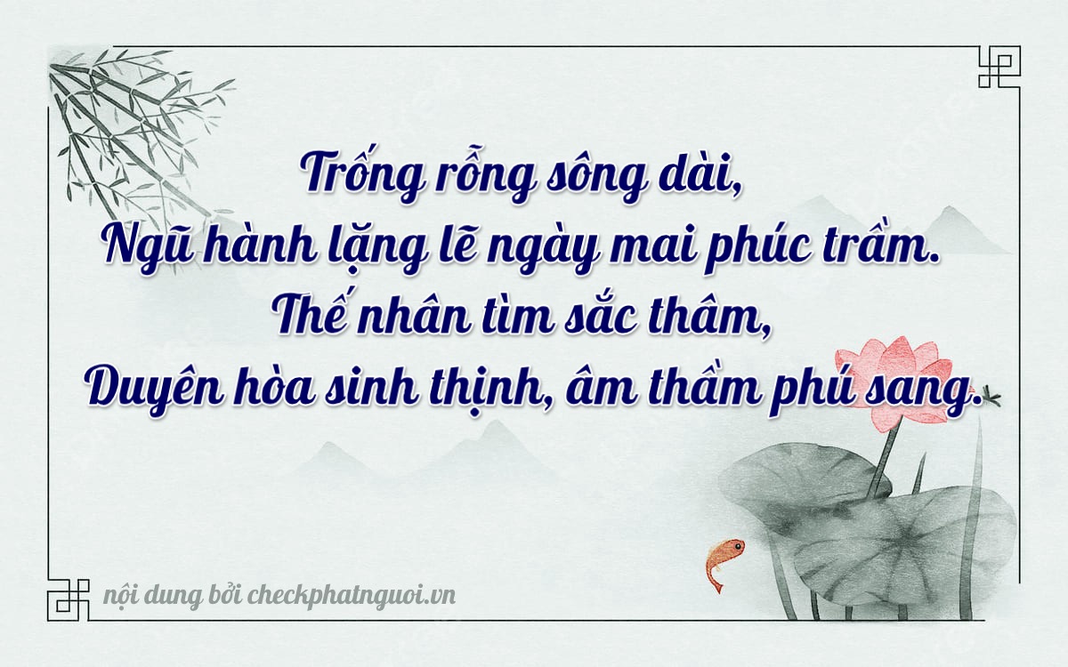 Bài thơ ý nghĩa cho <b>biển số 36AM-05234</b> tại website checkphatnguoi.vn