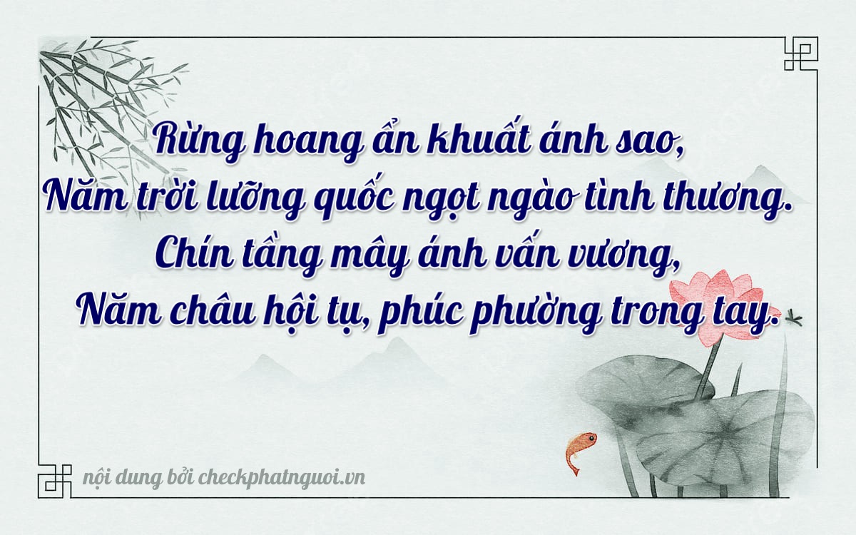 Bài thơ ý nghĩa cho <b>biển số 36AZ-03095</b> tại website checkphatnguoi.vn