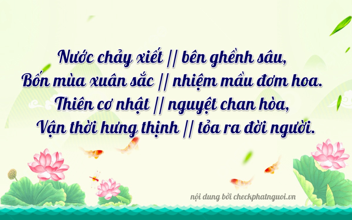 Bài thơ ý nghĩa cho <b>biển số 36B1-11440</b> tại website checkphatnguoi.vn