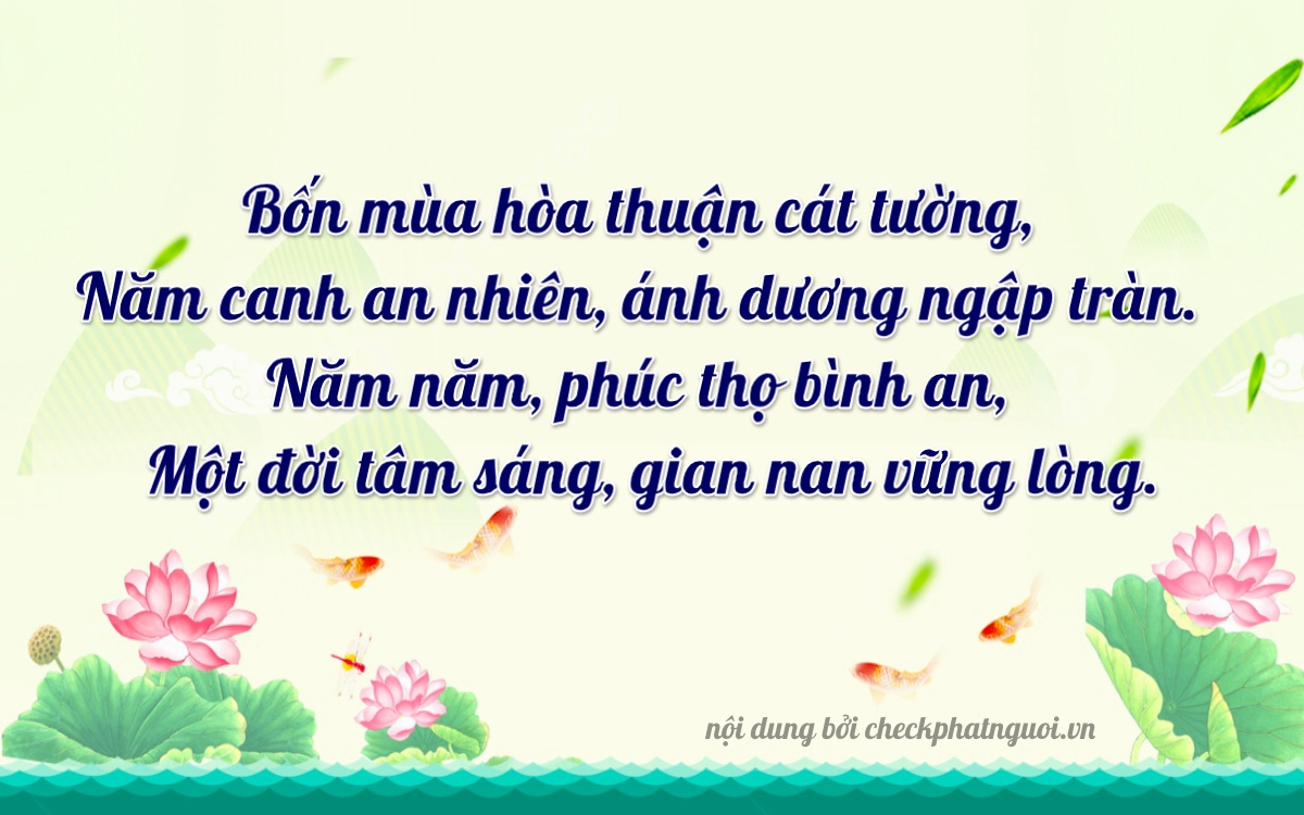 Bài thơ ý nghĩa cho <b>biển số 36B1-45551</b> tại website checkphatnguoi.vn