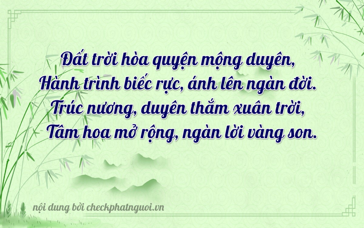 Bài thơ ý nghĩa cho <b>biển số 36B3-24069</b> tại website checkphatnguoi.vn