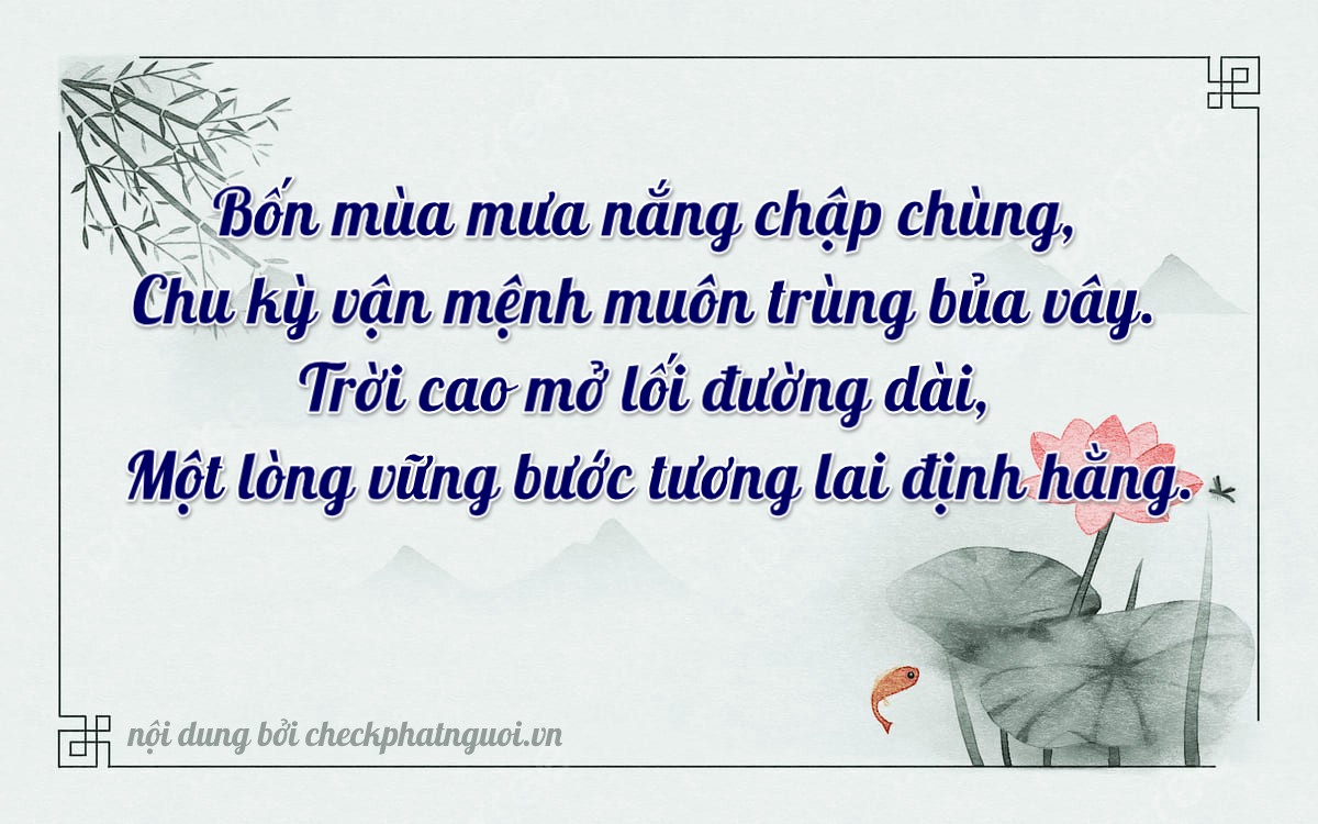 Bài thơ ý nghĩa cho <b>biển số 36B3-45941</b> tại website checkphatnguoi.vn