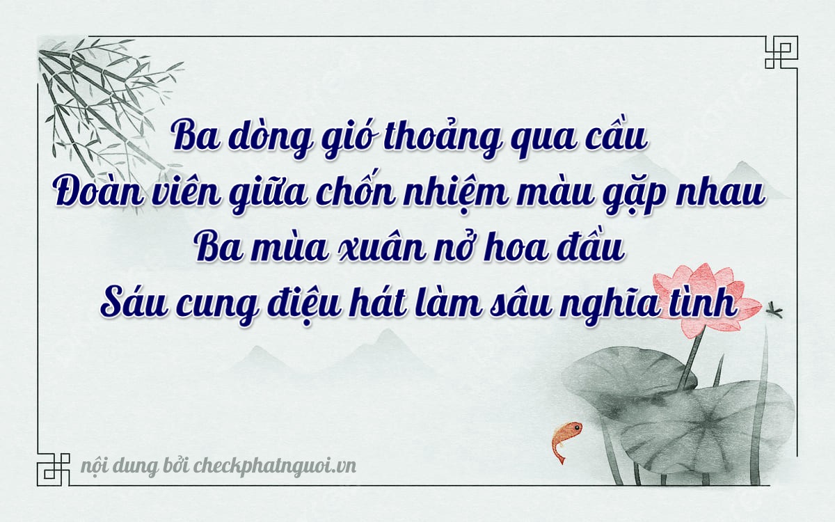 Bài thơ ý nghĩa cho <b>biển số 36B4-03336</b> tại website checkphatnguoi.vn