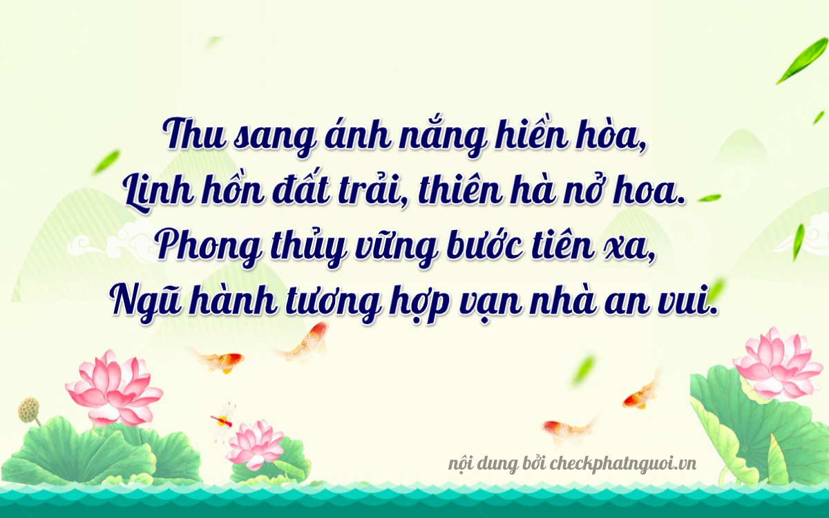 Bài thơ ý nghĩa cho <b>biển số 36B4-48045</b> tại website checkphatnguoi.vn