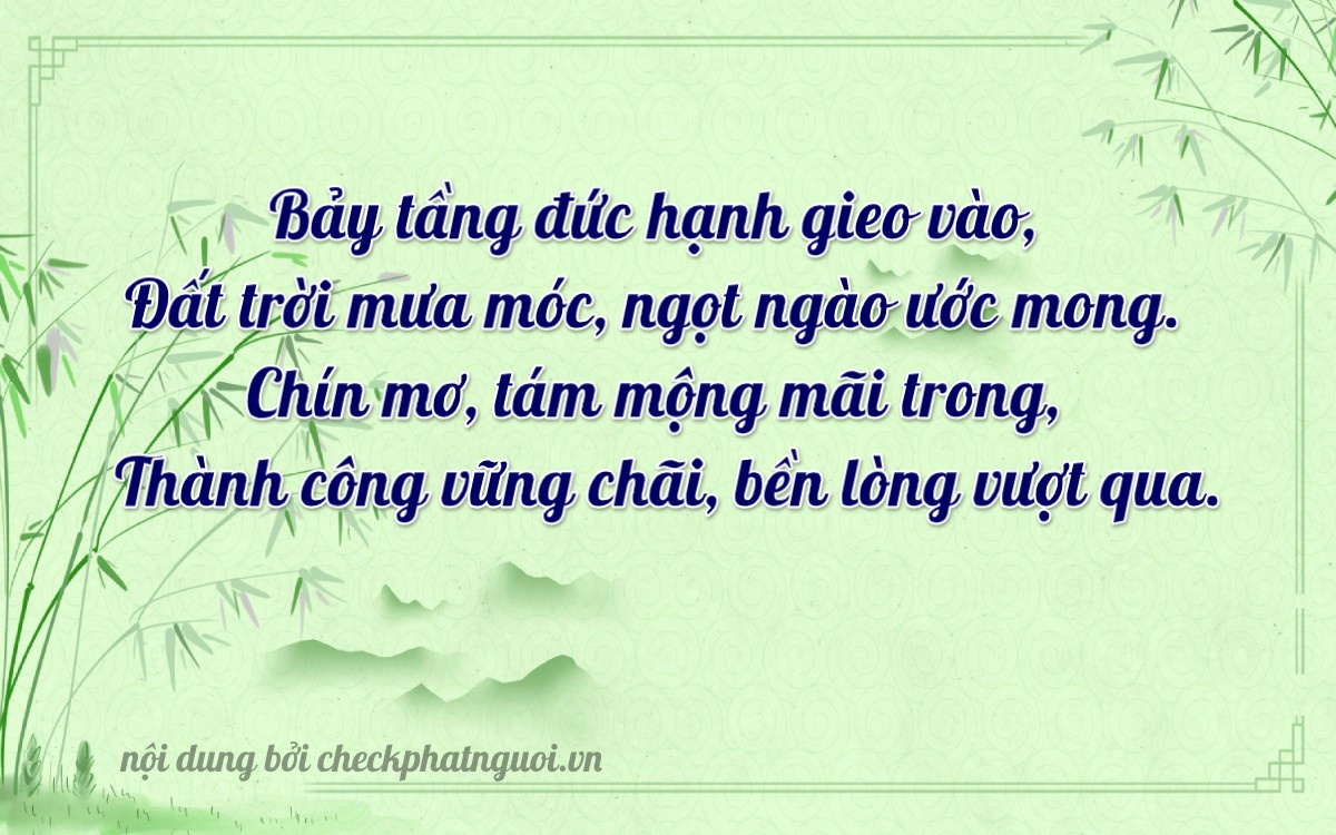 Bài thơ ý nghĩa cho <b>biển số 36B4-74968</b> tại website checkphatnguoi.vn