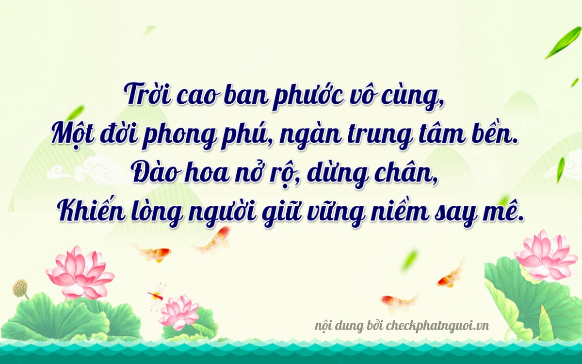 Bài thơ ý nghĩa cho <b>biển số 36B6-80881</b> tại website checkphatnguoi.vn