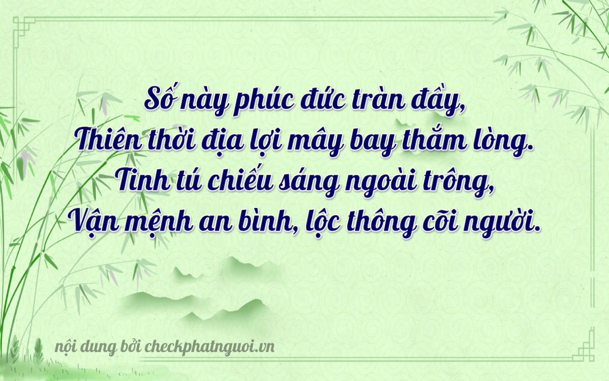 Bài thơ ý nghĩa cho <b>biển số 36B7-83626</b> tại website checkphatnguoi.vn