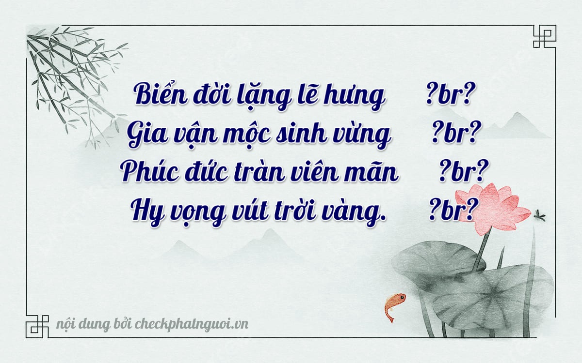 Bài thơ ý nghĩa cho <b>biển số 36B7-88355</b> tại website checkphatnguoi.vn