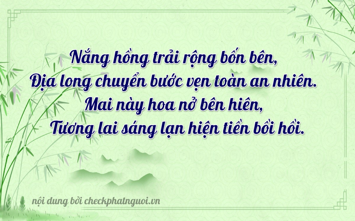 Bài thơ ý nghĩa cho <b>biển số 36B8-17298</b> tại website checkphatnguoi.vn