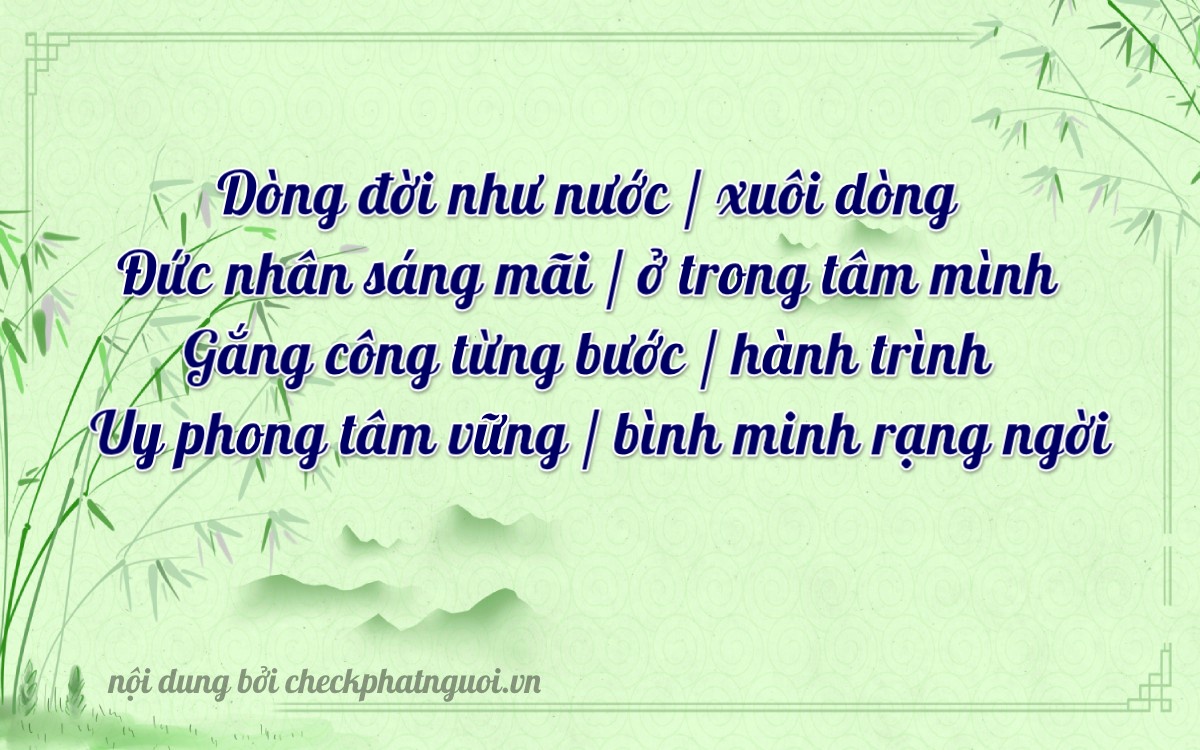 Bài thơ ý nghĩa cho <b>biển số 36B8-39638</b> tại website checkphatnguoi.vn