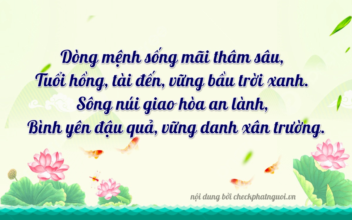 Bài thơ ý nghĩa cho <b>biển số 36B8-84739</b> tại website checkphatnguoi.vn