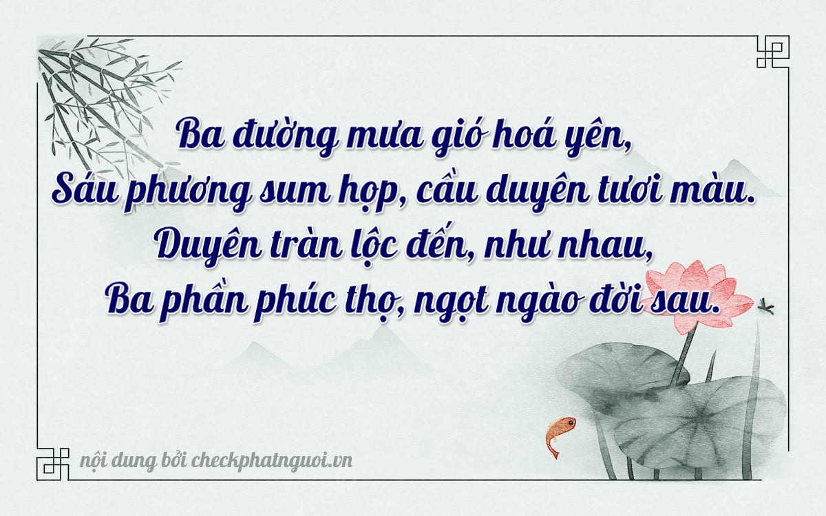 Bài thơ ý nghĩa cho <b>biển số 36BB-03663</b> tại website checkphatnguoi.vn