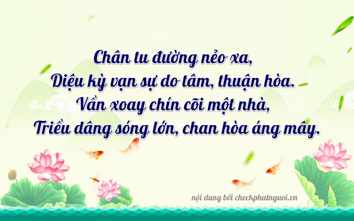 Bài thơ ý nghĩa cho <b>biển số 36BC-02990</b> tại website checkphatnguoi.vn